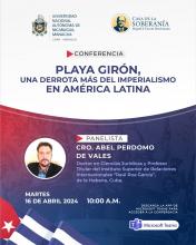 Conferencia del Dr. Abel Perdomo sobre Playa Girón este 16 de abril