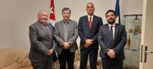Encuentro con representantes de IDA y ILERI con delegación del ISRI y funcionarios del la Embajada de Cuba en Paris