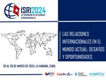 XV Seminario de Relaciones Internacionales ISRI 2024