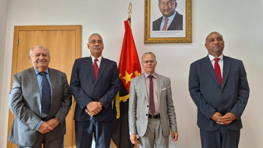 Directivos del ISRI  se reúnen con el secretario de estado para la Enseñanza Superior de Angola