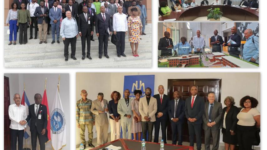 Culminó   su visita de trabajo a Angola Delegación oficial del ISRI
