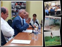 Encuentro con el Embajador de la República Árabe Saharaui Democrática (RADS) en el teatro del  ISRI. 