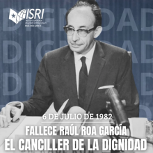 El 6 de julio de 1982 falleció Raúl Roa García, conocido como el "Canciller de la Dignidad"