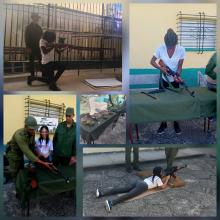 Hasta el capitalino municipio de #DiezDeOctubre llegaron estudiantes del ISRI