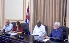Sostuvo  un intercambio virtual con el vicepresidente de la Duma Estatal de la Federación de Rusia, Iván Melnikov y Esteban Lazo presidente de la Asamblea Nacional del Poder Popular