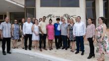El Ministerio de Relaciones Exteriores fue sede este miércoles del acto de recibimiento del colectivo de la Embajada de Cuba en la República Dominicana 🇩🇴, cuyos integrantes regresaron a la Patria. Su retorno obedeció a la decisión del Gobierno dominicano de expulsar a diez funcionarios diplomáticos cubanos y a sus familiares, sin presentar argumentos que justificaran tal medida.
