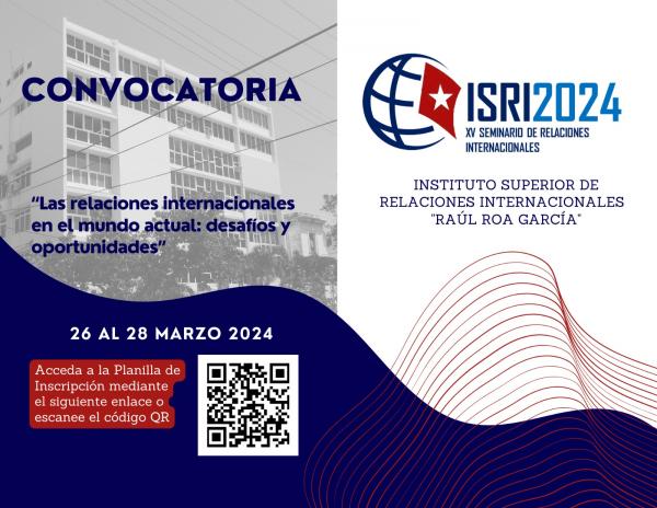 Convocatoria evento ISRI 2024