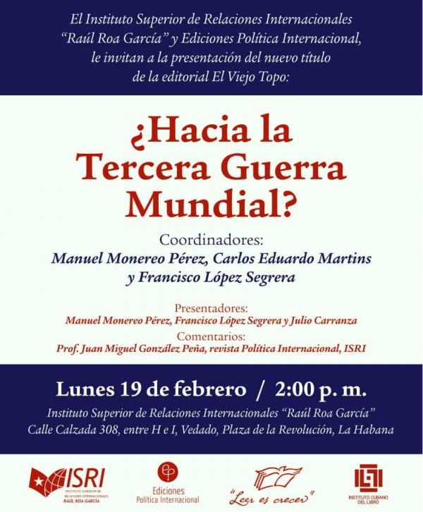 Presentación de Libro - ¿Hacia la Tercera Guerra Mundial?