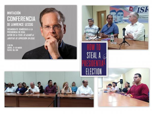 Conferencia de Lawrence Lessig, excandidato democrata a la presidencia de EEUU