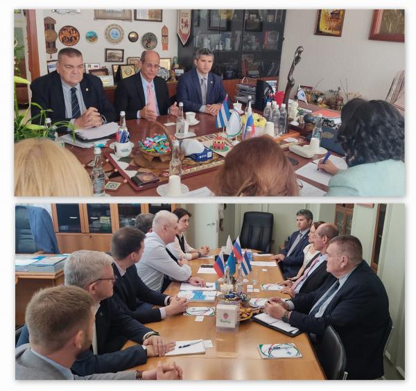 El Rector del ISRI visita la Universidad Rusa de Amistad con los Pueblos Patricio Lumumba