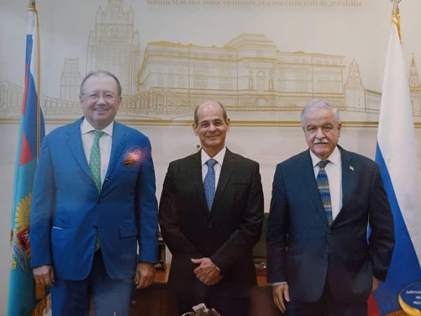 El Rector del ISRI sostuvo un encuentro con el Rector de la Academia Diplomática de Moscú