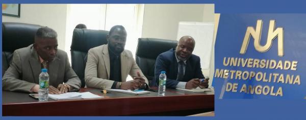 La delegación oficial del ISRI realizó un visita a la Universidad Metropolitana de Angola