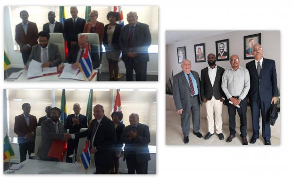Firma de un Acuerdo marco de Cooperación en Etiopía