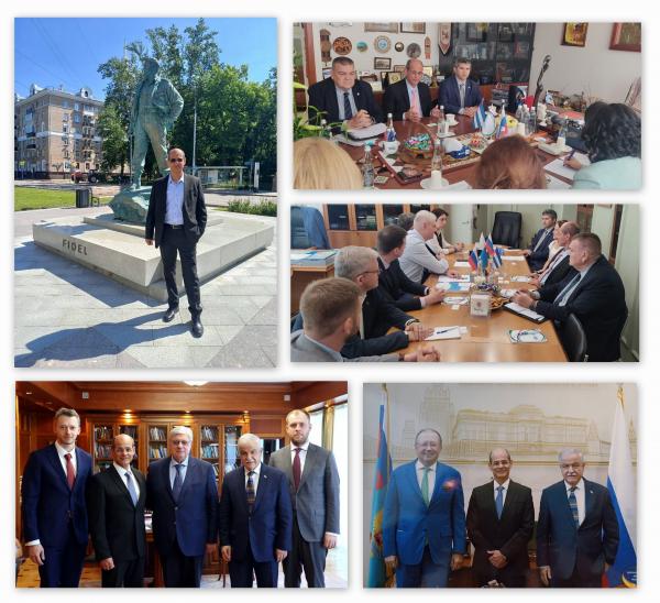 Visita de trabajo del rector del ISRI a Rusia