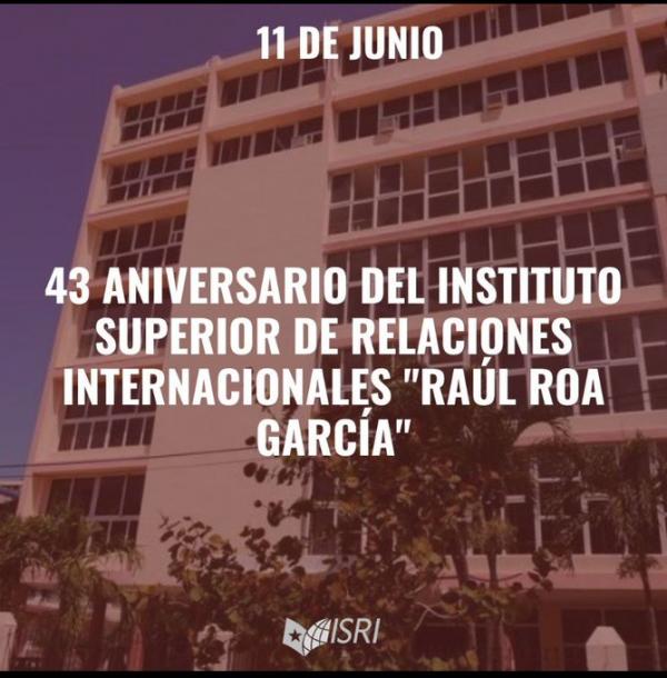 Hoy 11 de Junio El ISRI cumple 43 años de fundado
