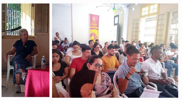 Conferencias sobre el conflicto Palestino-israelí impartida en la Casa del Alba por profesora del ISRI