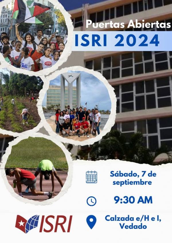 sábado 7 de septiembre será el Puertas Abiertas del ISRI