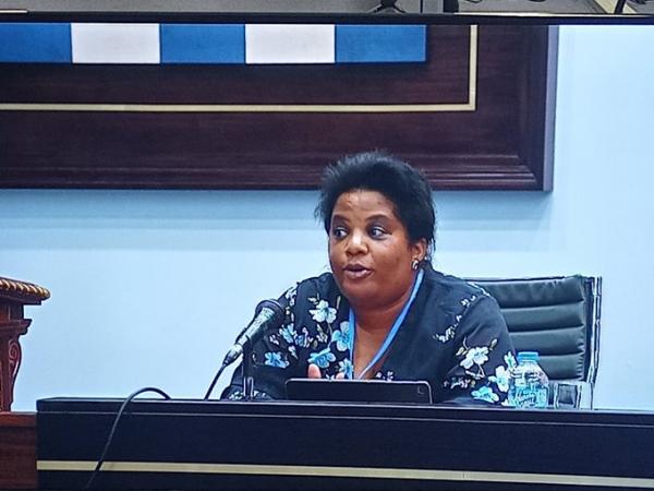 Presentación de ponencia por la Embajadora Liurka Rodríguez.