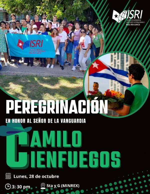 Tradicional peregrinación en homenaje al Comandante Camilo Cienfuegos