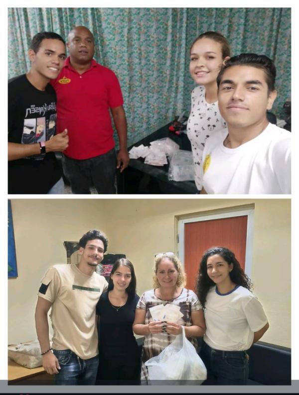 Estudiantes del ISRI entregaron una donación de sondas nasogástricas a hospitales