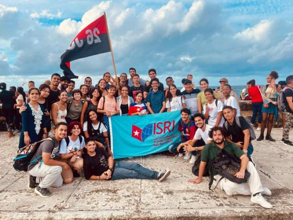En la Marcha por Camilo Cienfuegos, desde la Plaza de la Revolución hasta el Malecón habanero