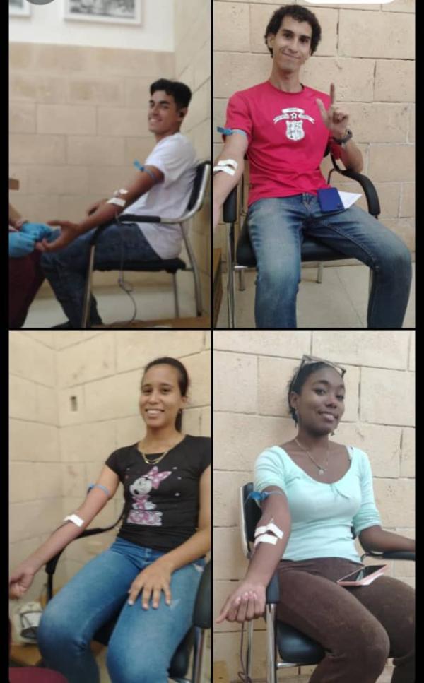 Estudiantes del ISRI participaron en la donación de sangre como parte del Proyecto "Salva una vida"