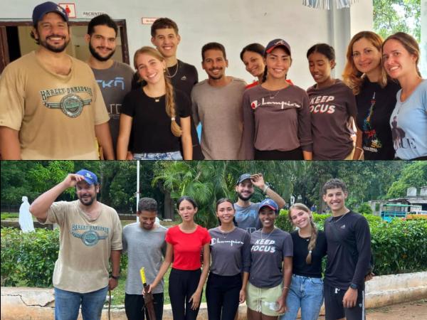 Estudiantes del ISRI colaboran con el proyecto “A Cuba hay que quererla” una jornada de donación y saneamiento en el Hogar de Ancianos del municipio La Lisa