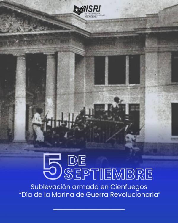 Se conmemora el histórico alzamiento del 5 de septiembre en Cienfuegos