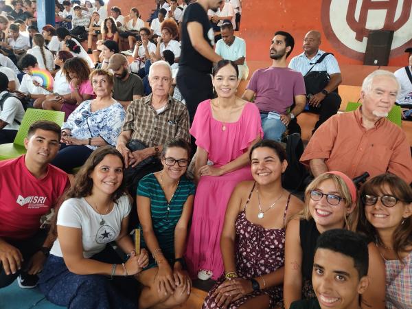 Acto en homenaje al 69 aniversario del Desagravio organizado por la Feu para el Ballet y Alicia Alonso