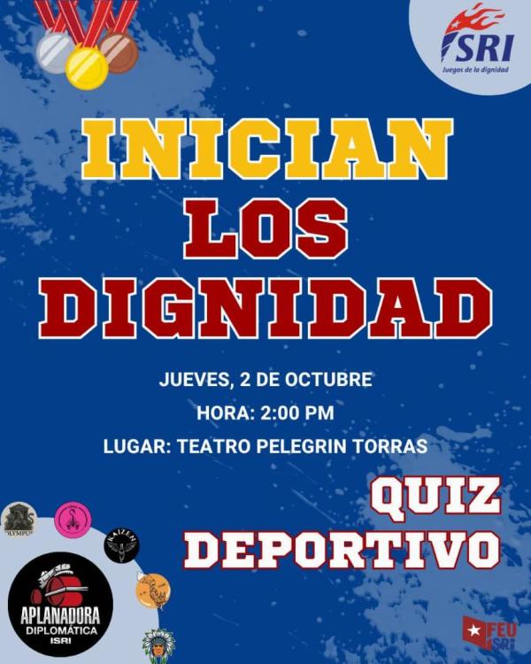 Ya comienzan los Juegos de la Dignidad en el ISRI