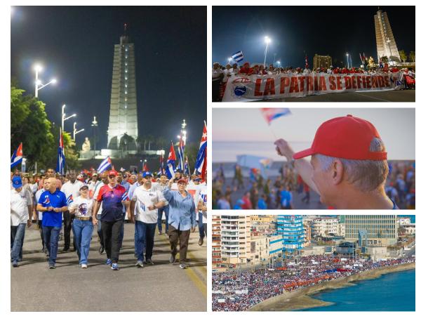 La Tribuna Antimperialista José Martí fue escenario del Acto Central por el Día Internacional de los Trabajadores