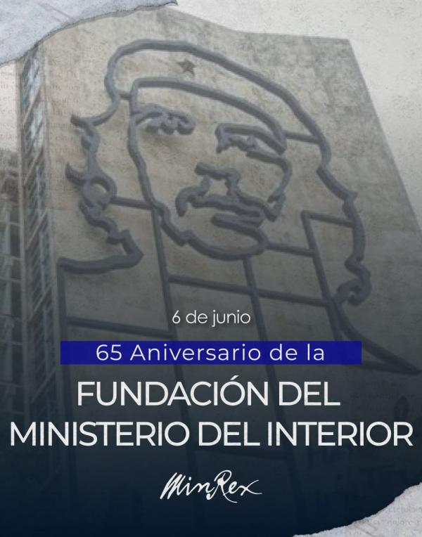 65 aniversario de la creación del Ministerio del Interior (MININT),