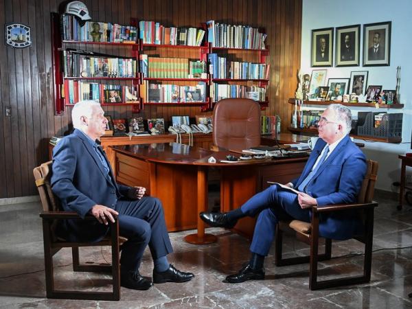 Entrevista concedida por el Presidente Díaz-Canel al periodista Roberto Cavada periodista de República Dominicana