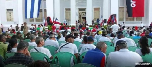 Conmemoración eterna por el 5 de Septiembre en Cienfuegos.  El acto dedicado a la conmemoración del aniversario 69 del alzamiento de marinos y civiles en la ciudad de Cienfuegos significó un gesto de homenaje eterno por el patriotismo de los cubanos.