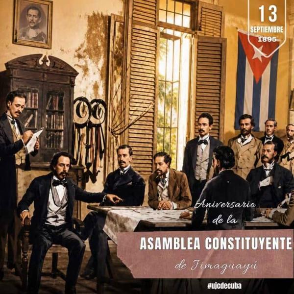 Cuba honra la Constitución de Jimaguayú, símbolo de unidad y soberanía.¡Gloria eterna a los constituyentes de Jimaguayú, que nos enseñaron que la libertad se forja con unidad!  