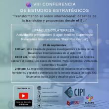 VIII Conferencia de Estudios Estratégicos  del CIPI