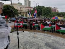 ribuna Abierta de solidaridad con el pueblo palestino, este viernes 20 de Octubre en la avenida G y calle 13