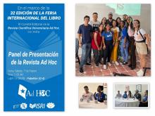 Presentación de la Revista Ad Hoc de los estudiantes del ISRI en la FILCUBA2024