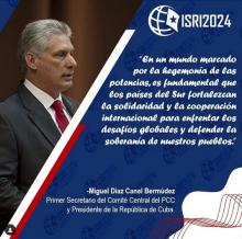 Palabras de Miguel Díaz Canel Bermúdez 