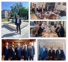 Visita de trabajo del rector del ISRI a Rusia