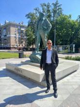 El Rector del ISRI rinde homenaje a Fidel Castro en Moscú. 