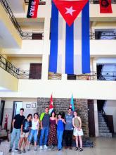Estudiantes de EEUU  fueron recibidos por los estudiantes del ISRI