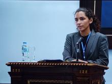 Estudiantes del ISRI tienen su espacio, esta vez Kamila Suárez