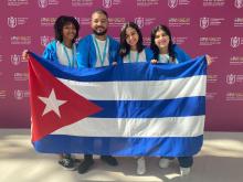 Olimpiada Internacional de Seguridad Financiera en Rusia el el equipo de Cuba integrado por estudiantes de Universidad de La Habana  y el ISRI 