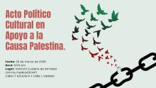 Acto Político Cultural en Apoyo a la Causa Palestina.