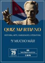 En el Teatro del ISRI para la esperada fiesta del conocimiento martiano. 