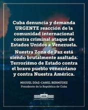 Cuba está con Venezuela