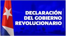 Declaración del Gobierno Revolucionario de Cuba