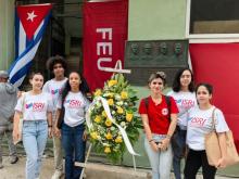 Estudiantes del ISRI rinden homenaje a los mártires de Humboldt 7 en el 69 aniversario de la masacre