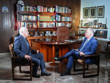 Entrevista concedida por el Presidente Díaz-Canel al periodista Roberto Cavada periodista de República Dominicana